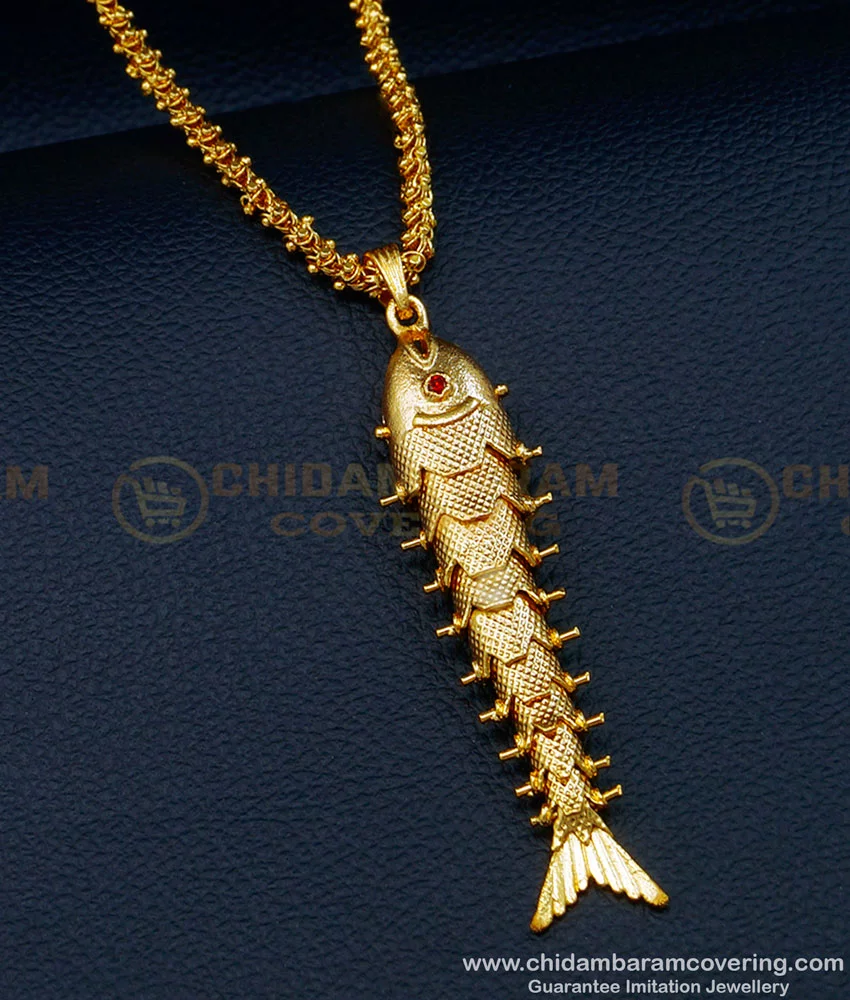 Gold fish necklace origami necklace Pisces necklace geometric fish pendant  birthday gift