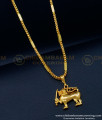 Best Quality Gold Plated Big Size Sri Lanka Flag Lion Locket with Thick Chain