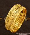 BNG122 - 2.8 Size Real Gold Colour Unique Design Bangles Collections Online