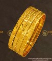 BNG132 - 2.6 Size Light Weight Non Guarantee Bangle Set Of 4 Pieces Buy Online