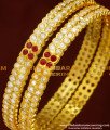 BNG160 - 2.8 Size Traditional Impon Gold Bangle Design First Quality Panchaloha Bangles Online
