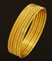 Bng208 - 2.8 Size 6 Pieces Latest Daily Wear Gold Design Thin Bangles Indian Artificial Bangles Set Online