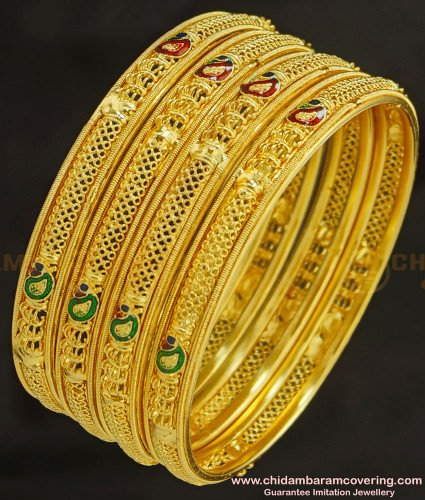 BNG230 - 2.10 Size Latest Net Pattern Mango Design Gold Forming Bangles Die Set Imitation Jewellery 