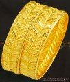 BNG240 - 2.8 Size Beautiful Leaf Design Broad Bangle Design Non Guarantee Bangles for Women 