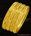 BNG314 - 2.4 Size New Design Gold Border Bangles Design Indian Gold Imitation Jewellery