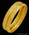 BNG332 - 2.4 Size Trending Indian Bridal Gold Look Plain Bangles Design Gold Plated Jewellery