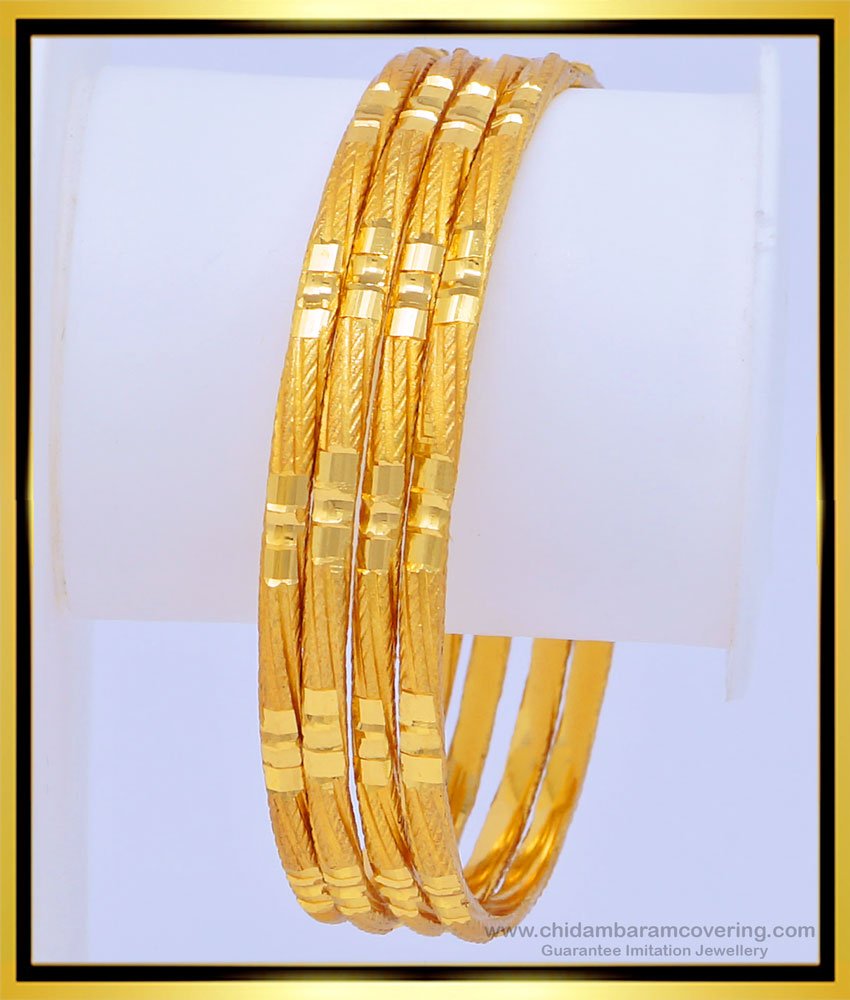 gold plated bangles, low price bangles, bangles with price, gold chori, vala design gold covering bangles, 