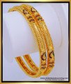 BNG565 - 2.8 Size Latest Stunning Gold Bangles Design Enamel Bangles Gold Plated Jewellery