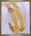 ruby bangles, stone bangles, ruby stone bangles, kal valiyal, stone kangan, one gram gold bangles, ad stone bangles, pink stone bangles, 