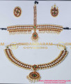 BNS13- Complete Set Bharatanatyam Jewellery with All The 11 Separate Ornaments 