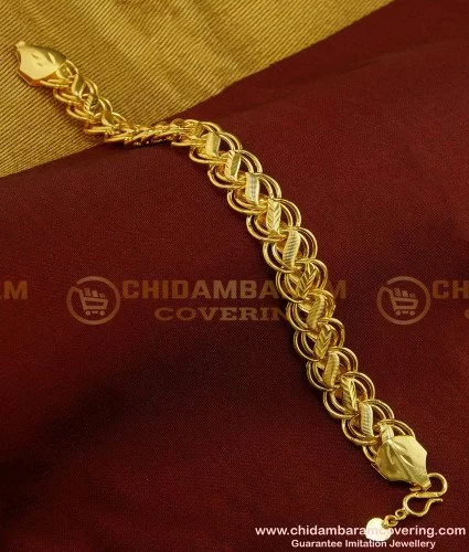 Black Om Rectangle Design Wave Curved Golden Diamond Bracelet - Style A464  at Rs 4000.00 | Rajkot| ID: 2850566150362