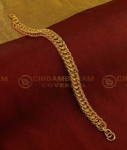 Buy online Gold Metal Bracelets from Accessories for Men by Piah Fashion  for ₹259 at 85% off | 2024 Limeroad.com