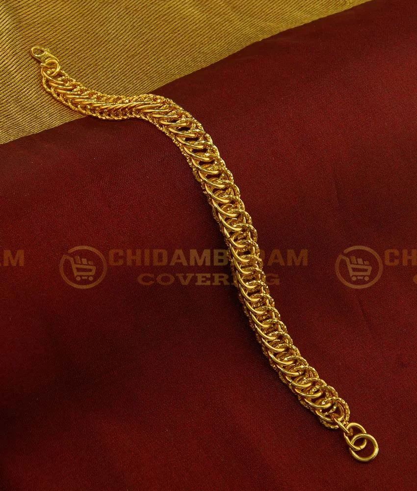 Superior Quality Hand-Finished Design Rose Gold Bracelet for Men - Style  C150 – Soni Fashion®
