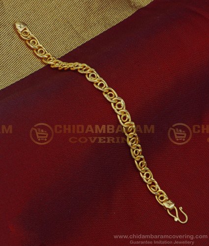BCT258 - New Model Gold Plated Designer Bracelet Daily Wear Bracelet for Men