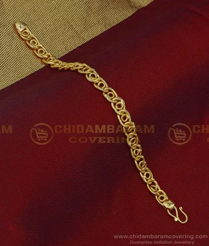 Buy Gold Leather Band Bracelet 22KT from FKJewellers  FKJBRL22K5031  FK  Jewellers