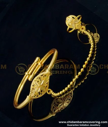 Ring Into Ring Latest Design High-Quality Gold Plated Bracelet for Men -  Style C817 – Soni Fashion®