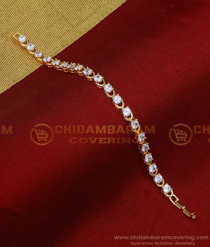 BCT288 - Buy American Diamond Rose Gold Bracelet Best Gift for Female  