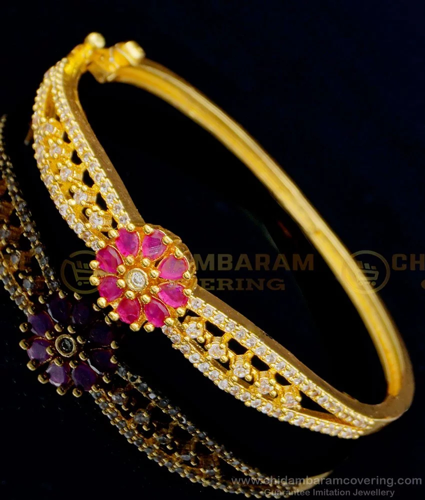 Buy MALABAR GOLD AND DIAMONDS Womens Divine Gold Bangle - Size 1 | Shoppers  Stop