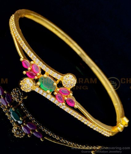 BCT314 - Fashionable Modern Gold Bracelet Design One Gram Gold Jewellery Online 