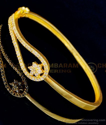 BCT321 - Attractive Diamond Look Modern 1 Gram Gold Bracelet Online Shopping