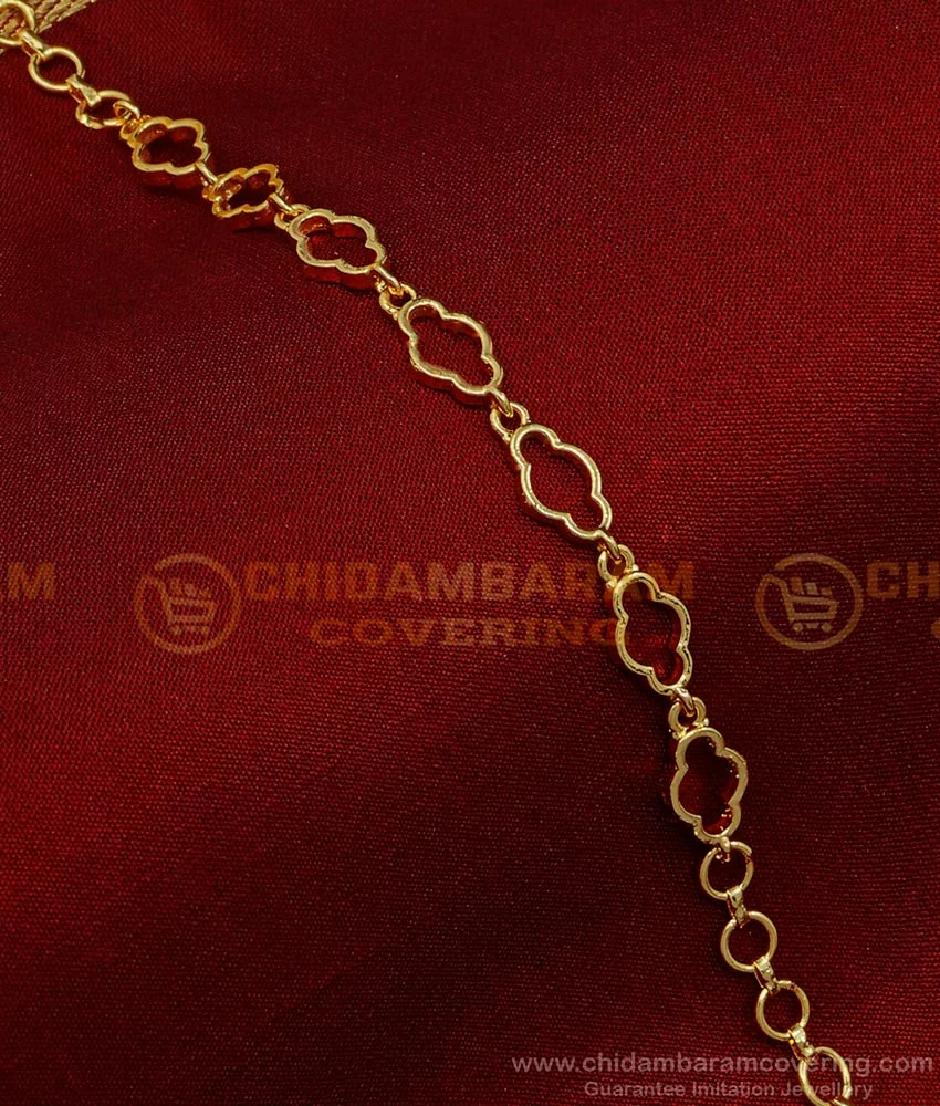1 Gram Gold Plated With Diamond Superior Quality Bracelet For Lady - Style  A251, गोल्ड प्लेटेड ब्रेसलेट - Soni Fashion, Rajkot | ID: 2851949271797