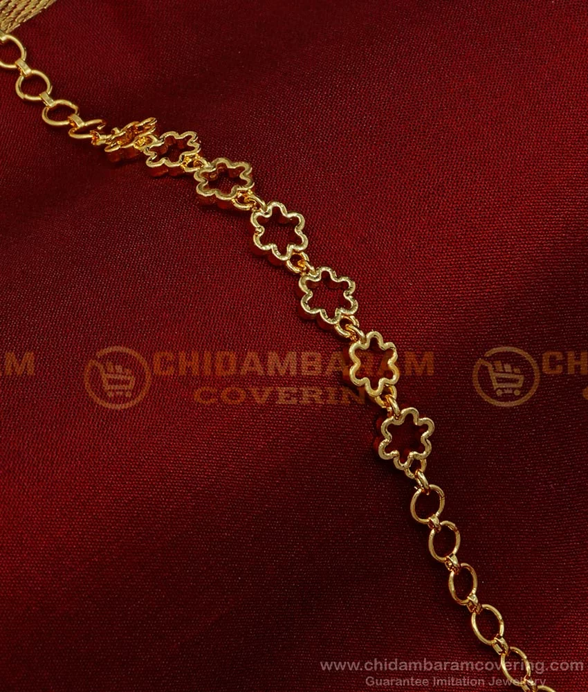 1 Gram Gold Forming Superior Quality Gorgeous Design Bracelet for Men -  Style C321 – Soni Fashion®