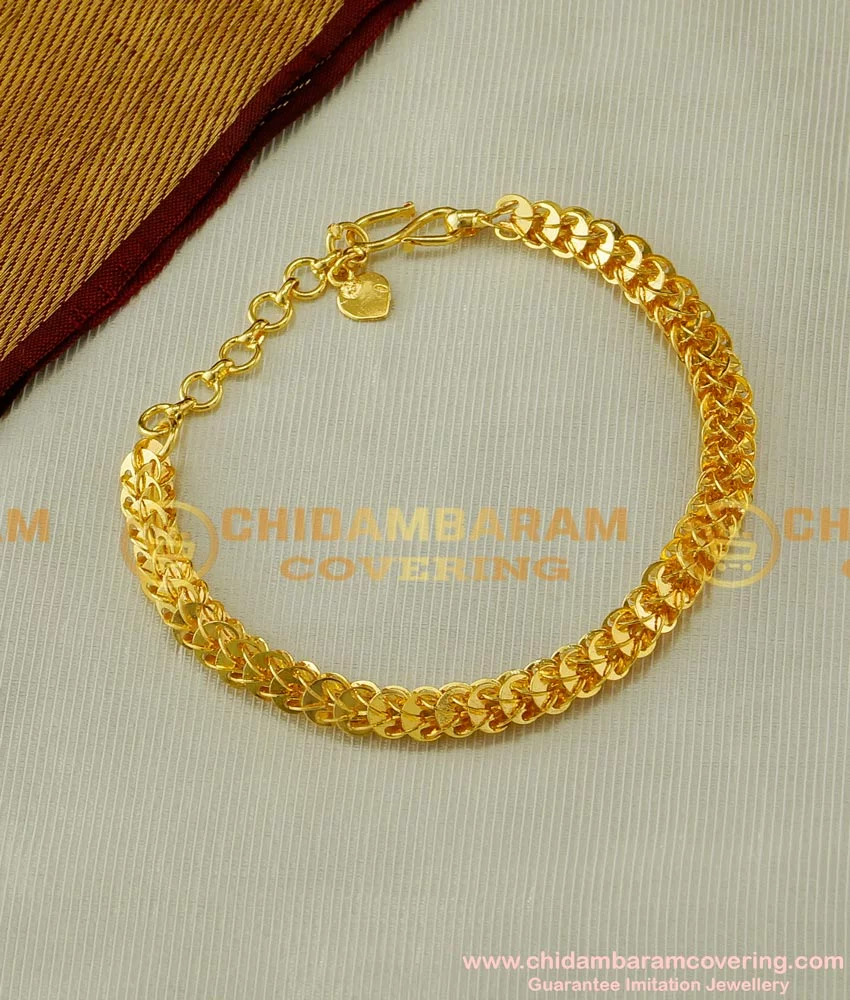 Lovely Gold Double Rose With Heart Dollar Fancy Model Bracelet For Girls  BRAC105