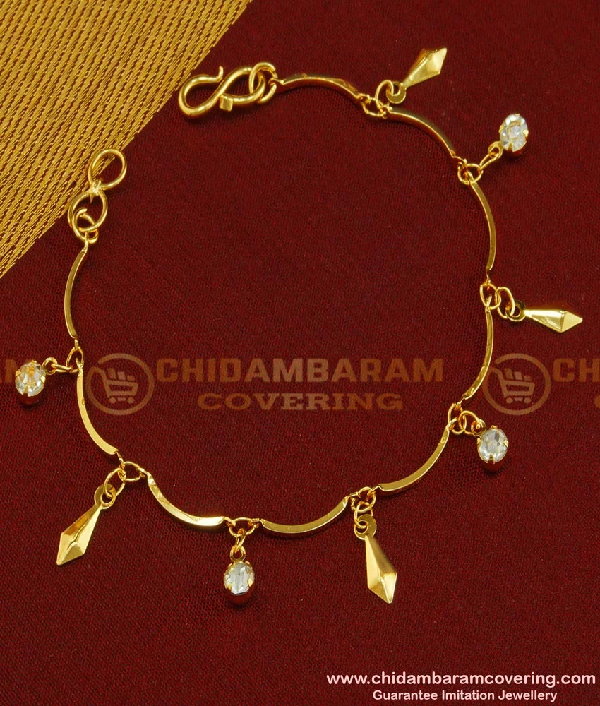 Golden Color Stylish Adjustable Bracelet | FashionCrab.com