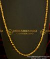 CHN050 - Kerala Spring Flexible Long Chain Gold Plated Chain Online