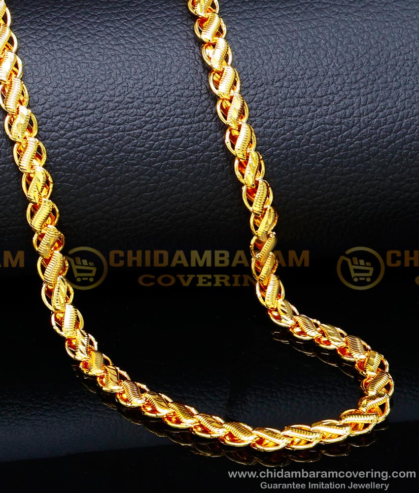 long chain designs for marriage, long chain designs, gold plated chain with guarantee, 10 gram gold chain designs for mens, 2 gram gold plated chain, gold covering chain with price