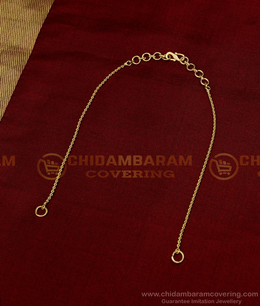 HRMB05 - Gold Plated Extension Back Chain 8 Inches Length Suitable for Necklace and Haram