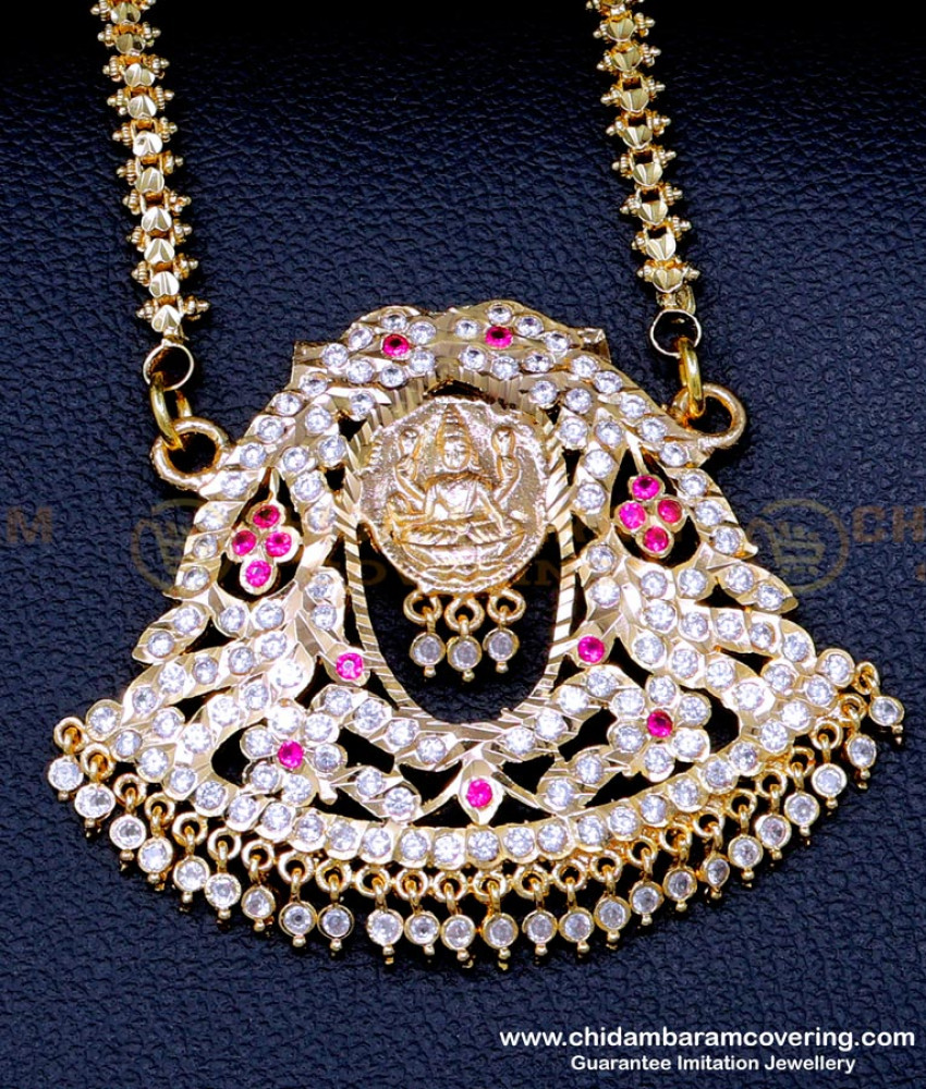 impon locket, lakshmi impon locket, lakshmi impon pendant, lakshmi dollar chain, lakshmi locket, lakshmi pendant, 1 gram gold jewellery, dollar chain, gold dollar chain,