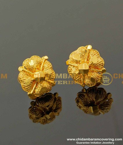 ERG095 – Traditional Flower Design Studs For Women Micro Plating Jewelry
