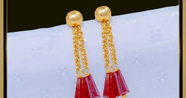 Stitching earrings | handmade wooden earrings / hanging type - Shop  artthought Earrings & Clip-ons - Pinkoi