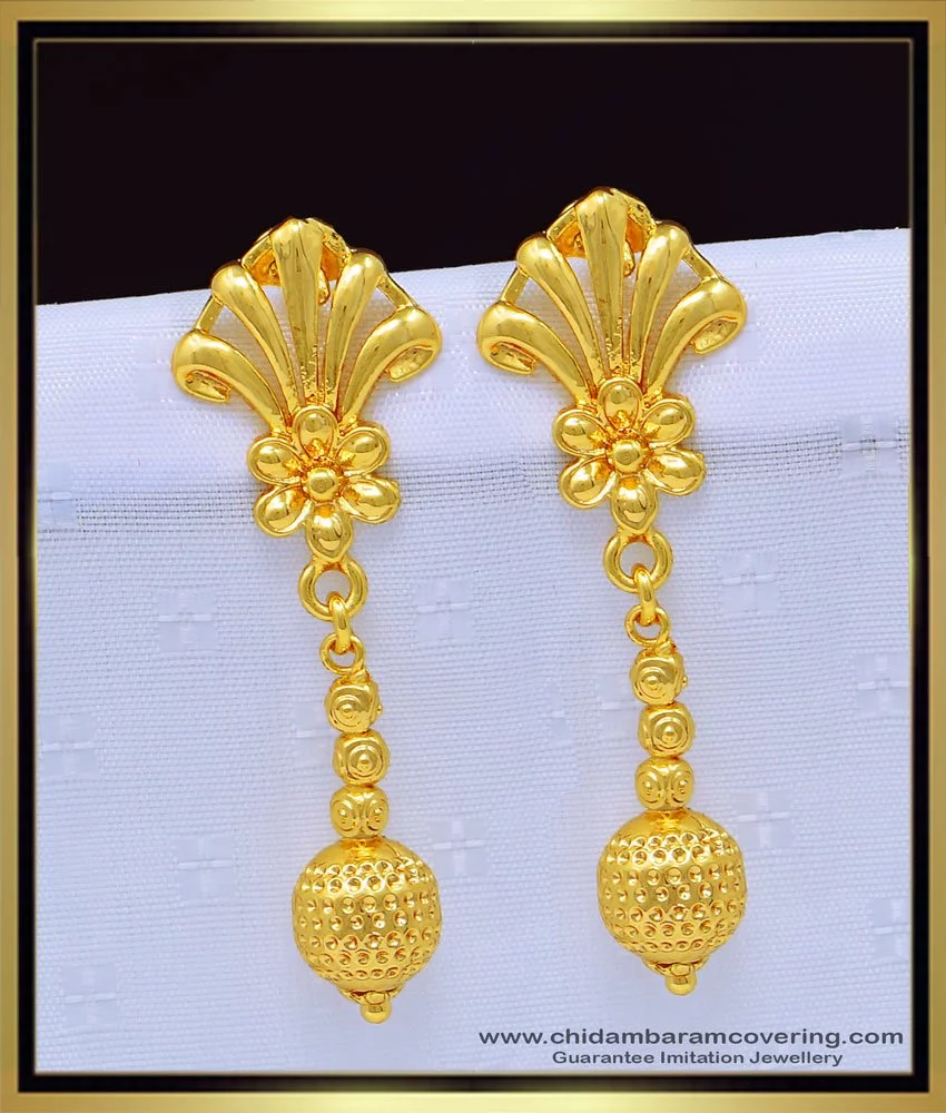 21k Gold Earrings – Cleopatra Jewelers