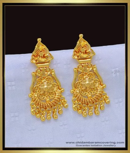 Retailer of 22k gold flower earrings | Jewelxy - 223885
