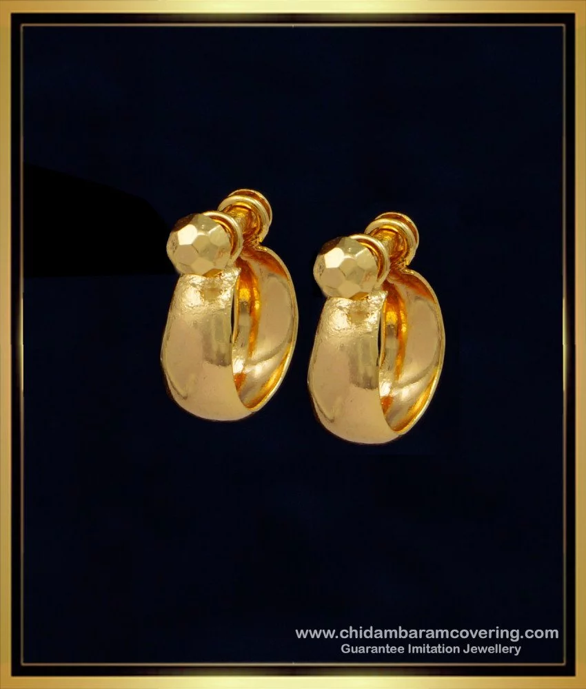 Hip Hop Styles|unisex Hip Hop Iced Out Zircon Stud Earrings - Gold Color  Cubic Zirconia