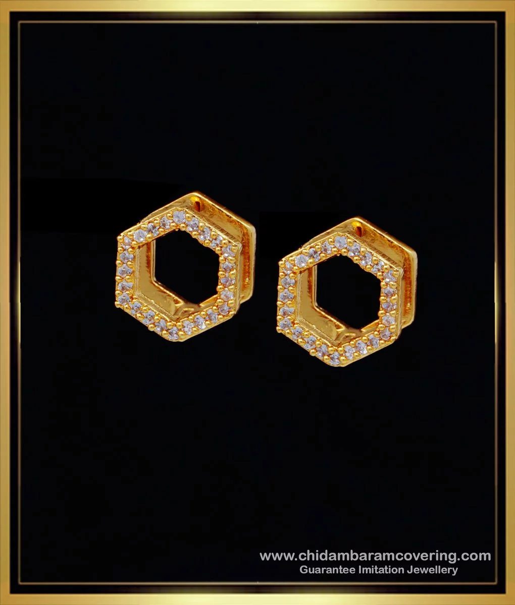 Moonbeam Diamond Hoop Earrings-Candere by Kalyan Jewellers