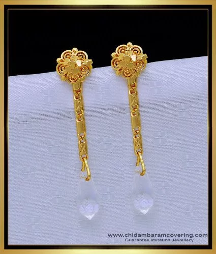 Flipkart.com - Buy SRian Peacock Design With Hanging Ball Earrings For  Women and Girls Brass Jhumki Earring Online at Best Prices in India