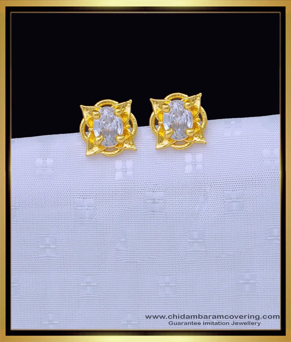 Diamond Stud Earrings, 14k Gold Studs, Real Diamond Studs, Minimalist –  Beauties Jewelry NYC