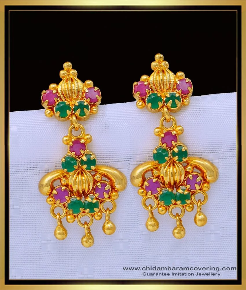 Buy quality Kite design flower gold earrings in Pune