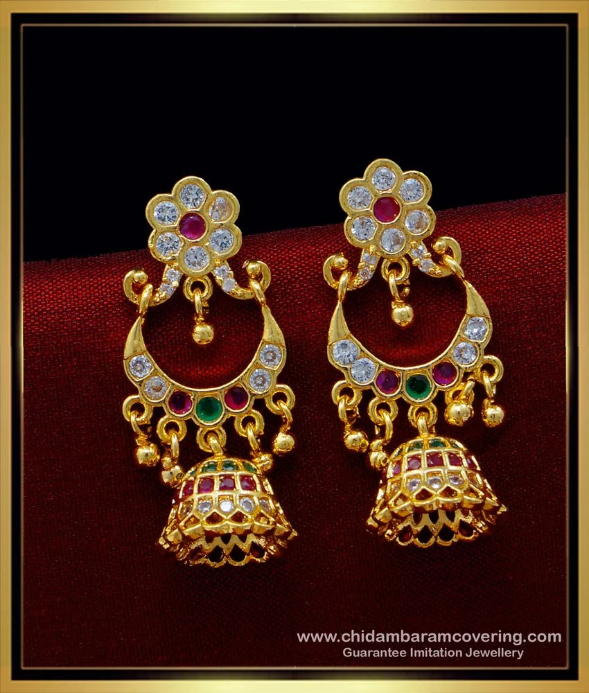 Buy New Model Jhumkas Mat Weaving Design Earring Indian Jhumkas Earring  Online