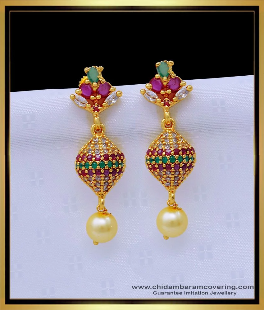 Top 238+ latest model gold earrings images