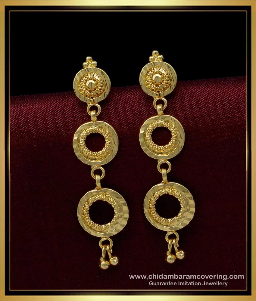 Latest and Stylish Light Weight Gold Earrings\Simple Gold Earring Design\Daily  Wear Gold Design - YouTube