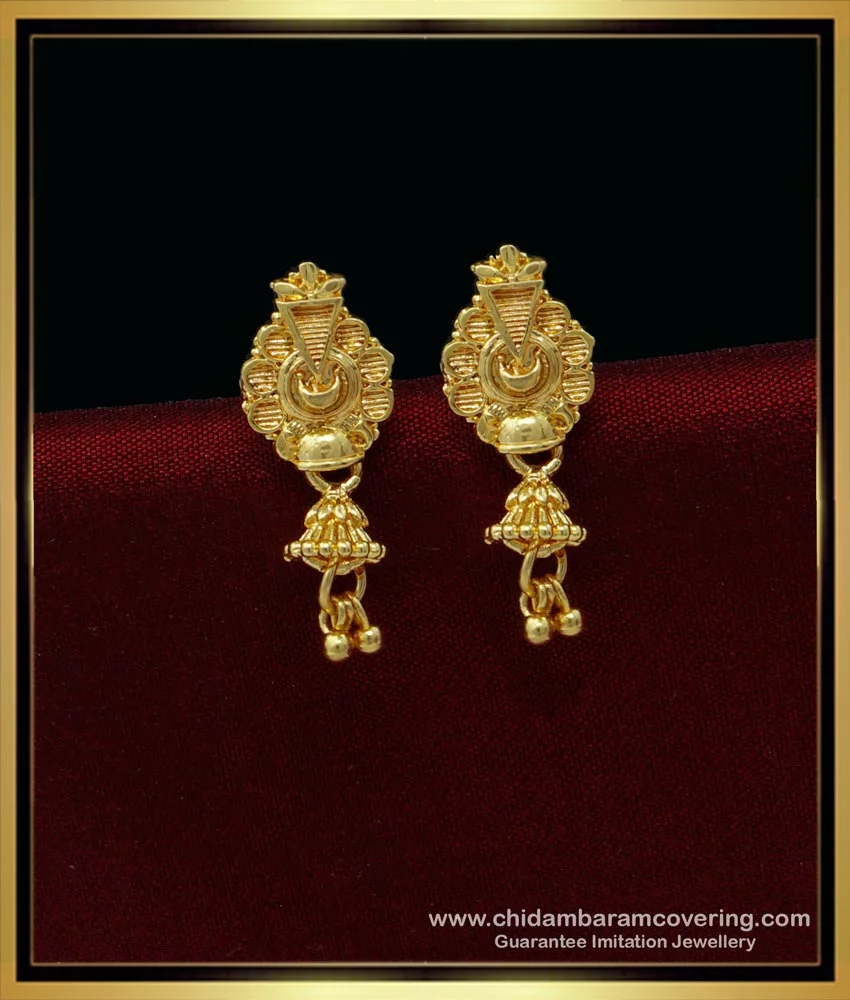 Trendy Jhumka Earrings Design Ideas For Small Occasions and Functions J23740