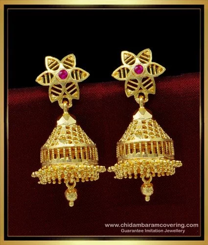 Buy 18Kt Diamond Most Beautiful Bridal Jhumkas 155G875 Online from Vaibhav  Jewellers