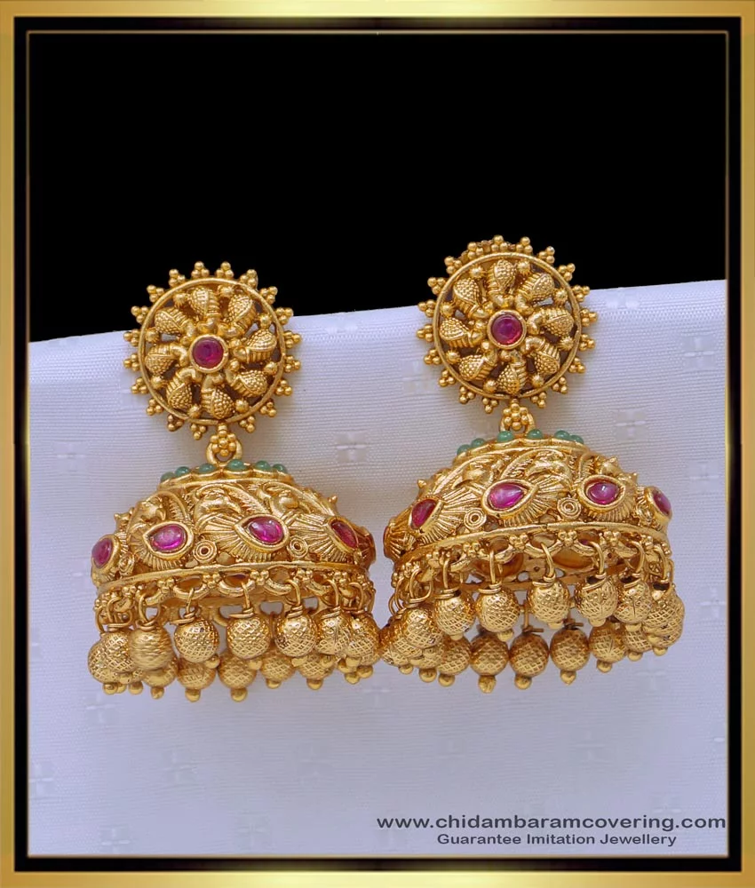 Details 202+ latest butta earrings gold latest