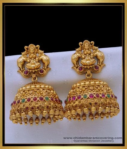 Temple of Heaven Gold Earrings