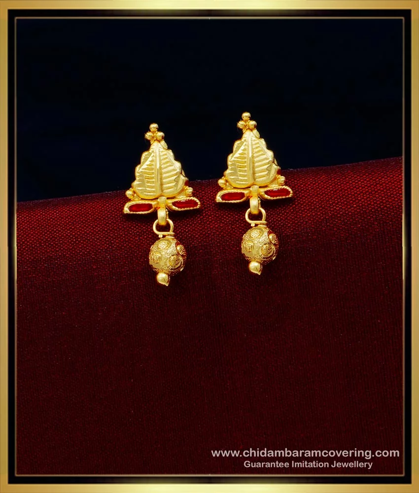 14+ Cute Small Gold Earrings Designs For Unique Look's - People choice-vietvuevent.vn