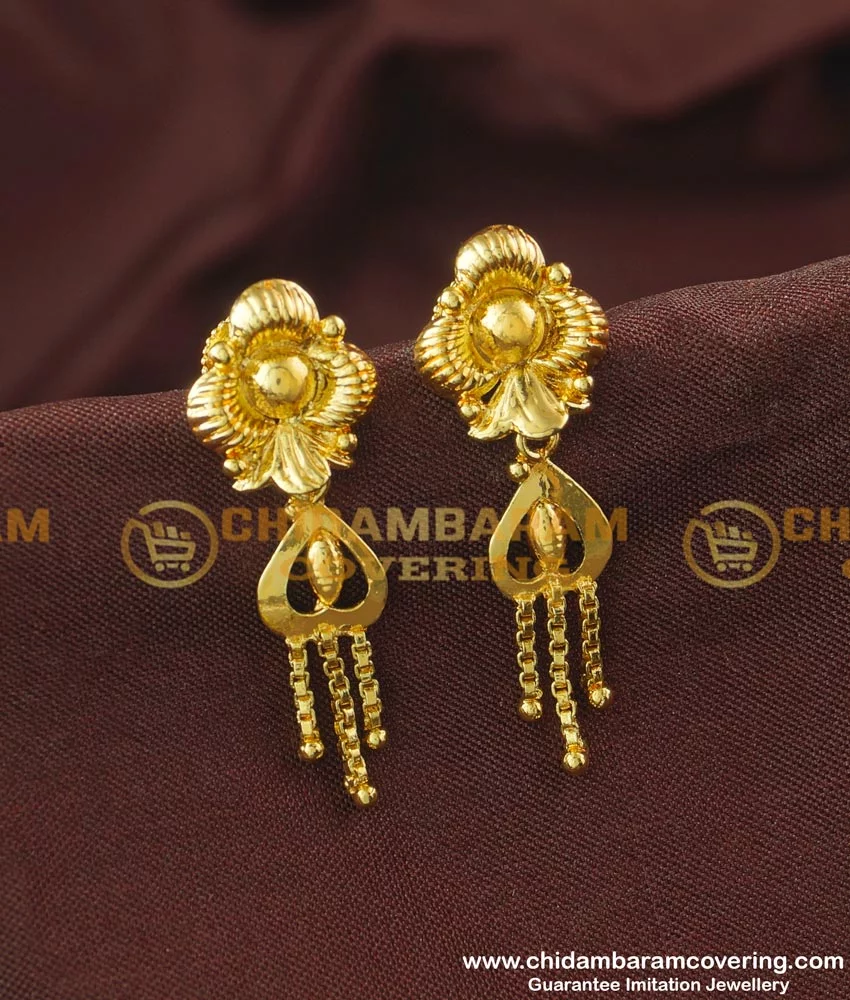 Buy online Pack Of 4 Gold Plated Drop Earrings from girls for Women by Arch  Fashion for ₹339 at 76% off | 2024 Limeroad.com